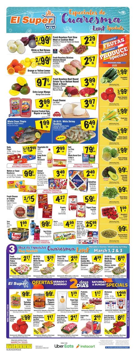 el super escondido weekly ad|El Super Escondido California Weekly Ad